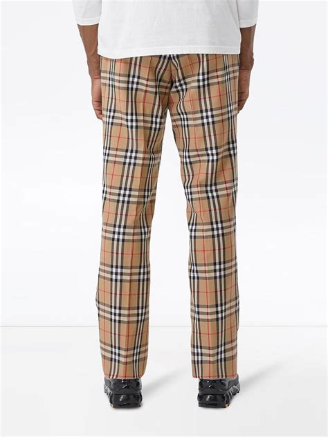 burberry style vintage unisex golf straight leg trousers|Vintage Burberry Trousers .